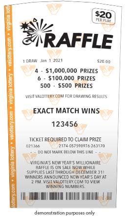 raffle vs lottery|va raffle winning numbers.